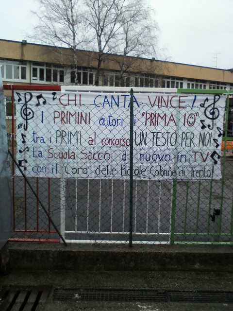 la gioia della scuola sacco 